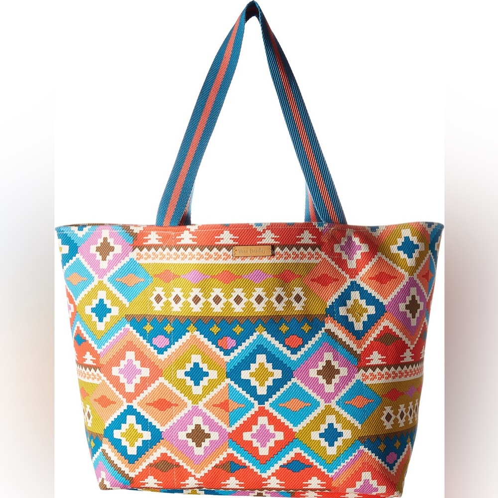 Vera Bradley Canvas Beach Tote Hacienda
